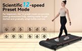 NEW Folding Walking Pad Under Desk Treadmill for Home Office -2.5HP Walking Treadmill With Incline Bluetooth Speaker 0.5-7.5MPH 265LBS Capacity Treadm