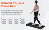 NEW Walking Pad Under Desk Treadmill for Home Office -2.5HP Walking Treadmill With Incline Bluetooth Speaker 0.5-4MPH 265LBS Capacity Treadmill for Wa