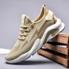 Fashion Trend Men Sneakers Flying Woven Male Breathable Work Sports Shoes Outdoor Spring Summer Autumn Running Casual Light Cozy