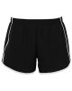 Ladies' Pulse Team Short - BLACK/ BLK/ WHT - S
