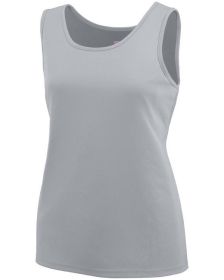 Ladies' Training Tank - WHITE - XS (Color: SILVER GREY, size: 2XL)