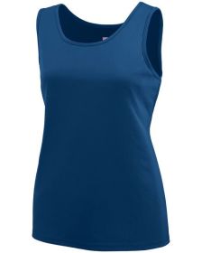 Ladies' Training Tank - WHITE - XS (Color: NAVY, size: 2XL)