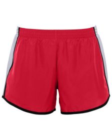 Ladies' Pulse Team Short - BLACK/ BLK/ WHT - S (Color: RED/ WHITE/ BLK, size: M)