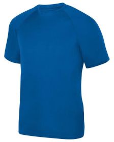 Augusta Sportswear 2790 Adult Attain Wicking Short-Sleeve T-Shirt (Color: ROYAL, size: M)