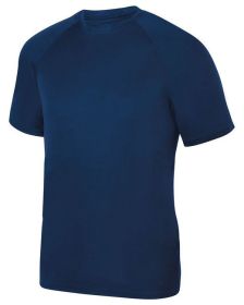 Augusta Sportswear 2790 Adult Attain Wicking Short-Sleeve T-Shirt (Color: NAVY, size: M)