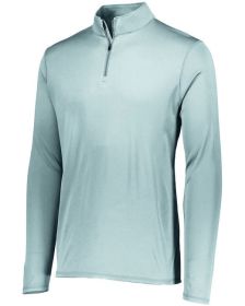 Augusta Sportswear 2785 Adult Attain Quarter-Zip Pullover (Color: SILVER, size: L)